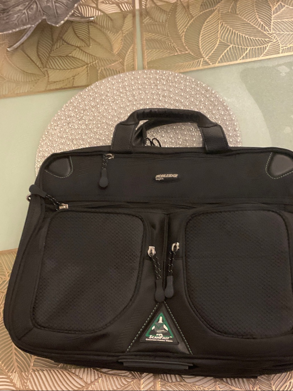 Black Men’s Laptop Briefcase Bag by Mobile Edge